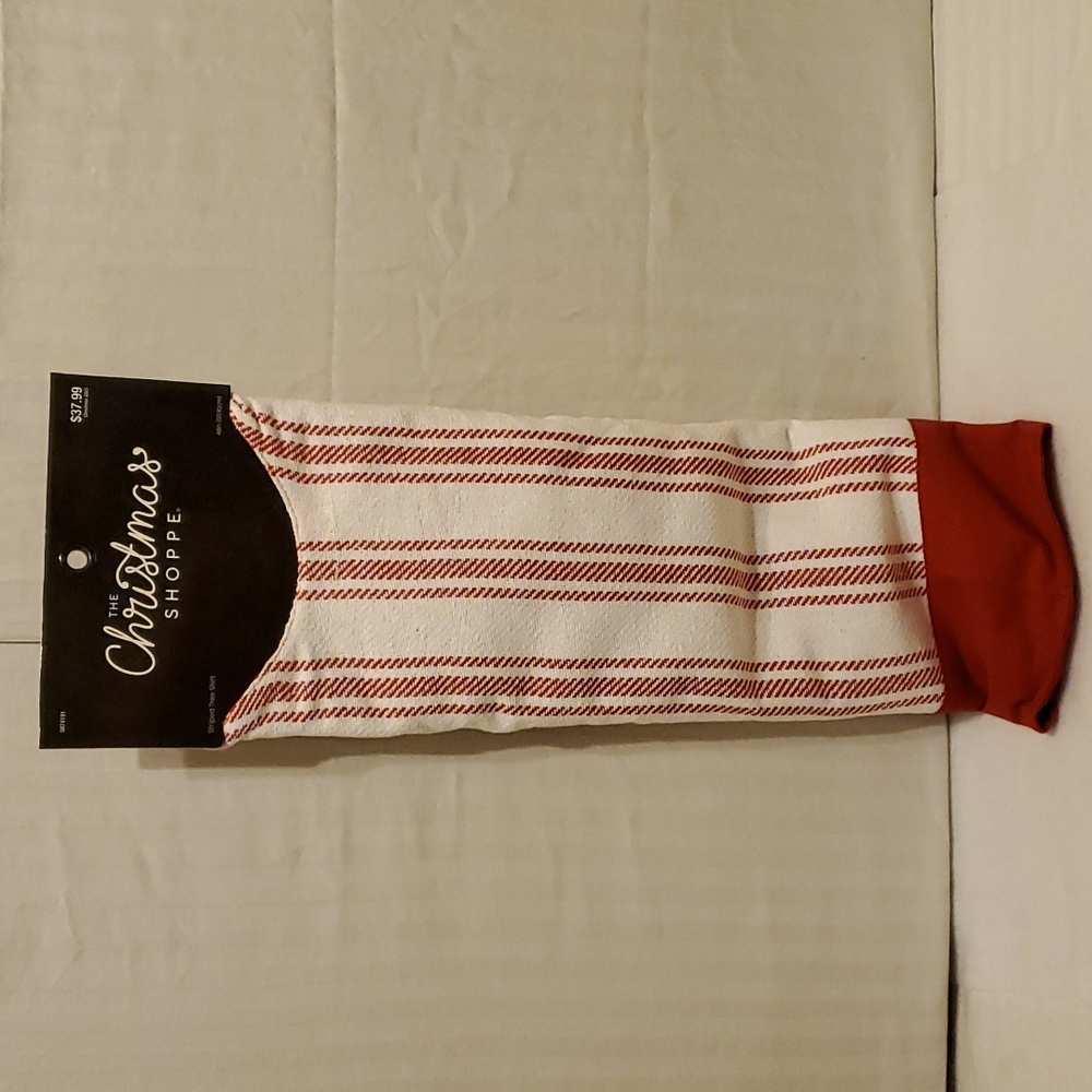 The Christmas Shoppe Stripped Tree Skirt